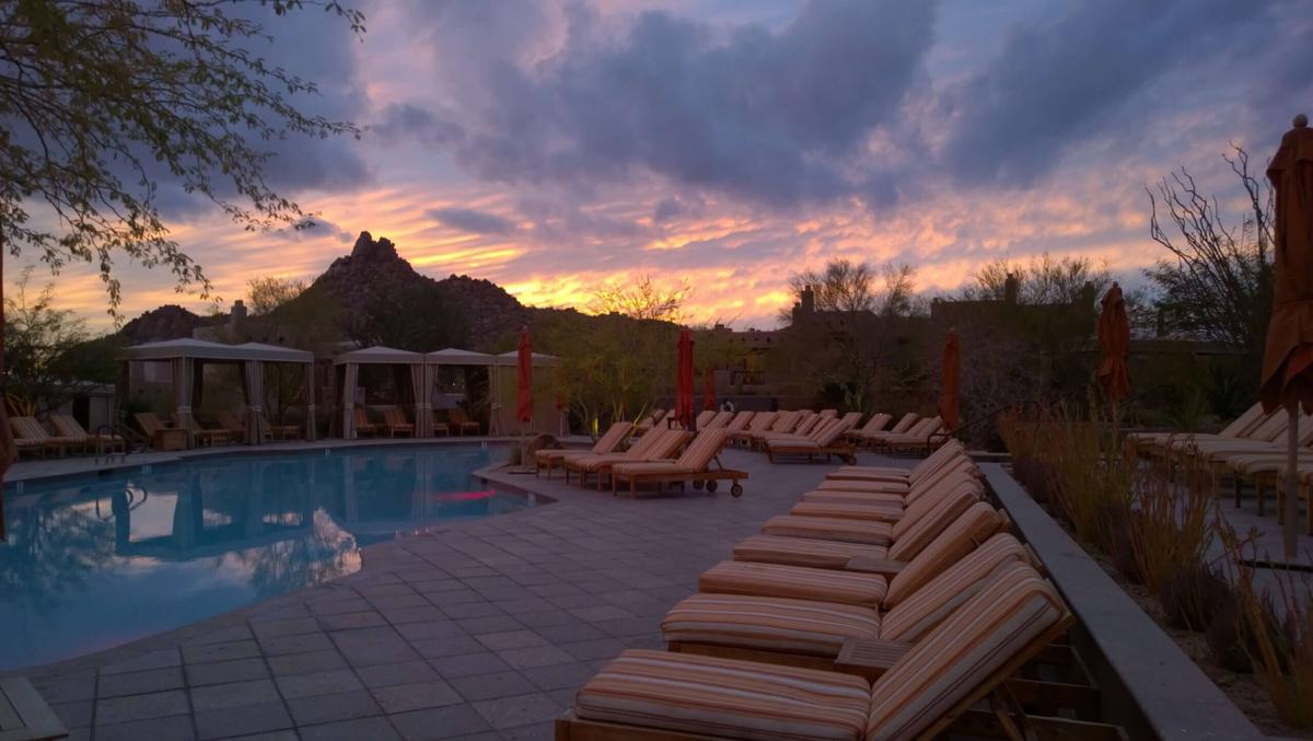 Sunset at the Scottsdale Four Seasons, Arizona