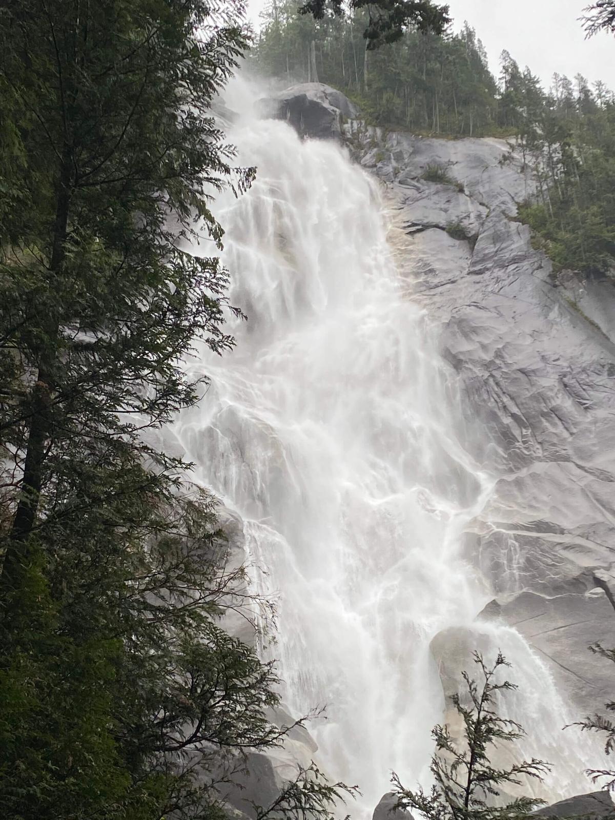 Shannon Falls in Squamish, British Columbia